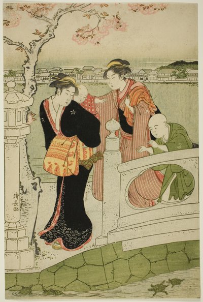 Femmes et enfants sur la chaussée de l