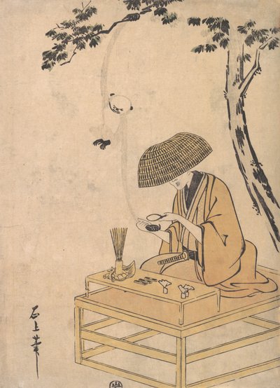 La loupe, vers 1775 - Toriyama Sekien