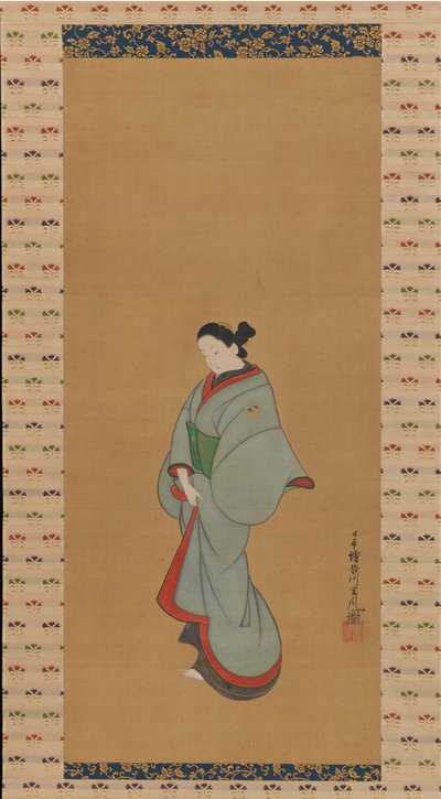 Femme debout, vers 1730 - Tosendo Rifu