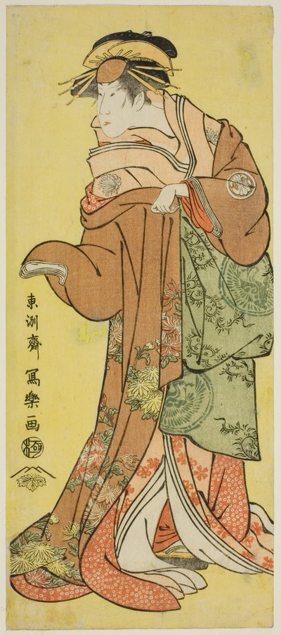Segawa Kikunojo III dans le rôle de la courtisane Katsuragi - Toshusai Sharaku