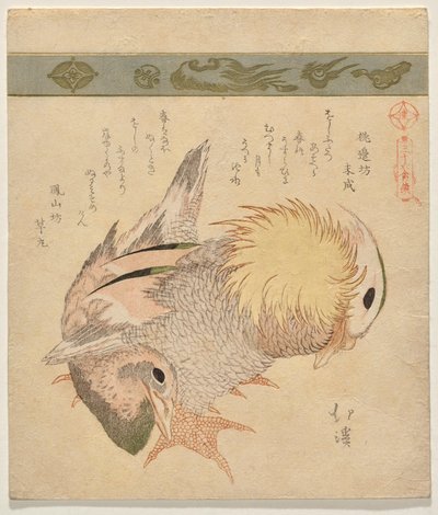 Paire de canards mandarins - Totoya Hokkei