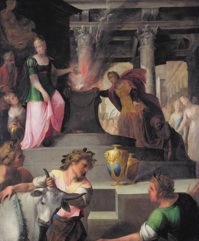 Hyante et Climène offrant un sacrifice à Vénus, de 