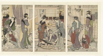 Vendeur de poissons - Toyokuni (II) , Utagawa