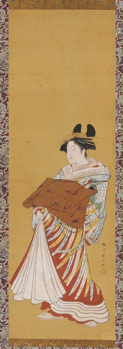 Yujo en parade - Toyonobu Utagawa
