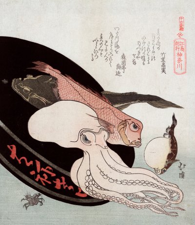 Poulpe et poissons de l