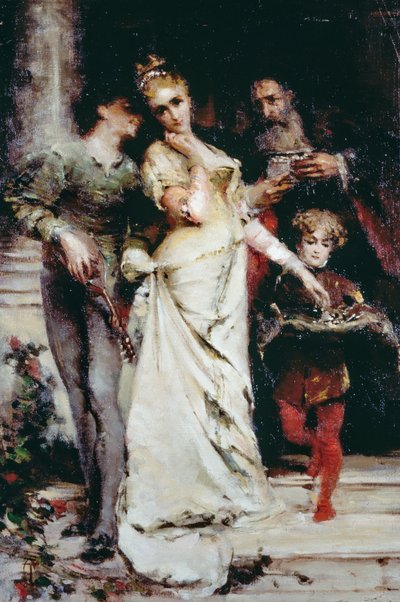 Confidences, par Tranquillo Cremona (1837-1878) - Tranquillo Cremona