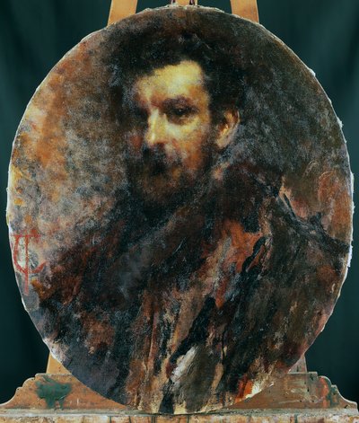 Portrait de Cletto Arrighi, pseudonyme de Carlo Righetti (Milan) - Tranquillo Cremona