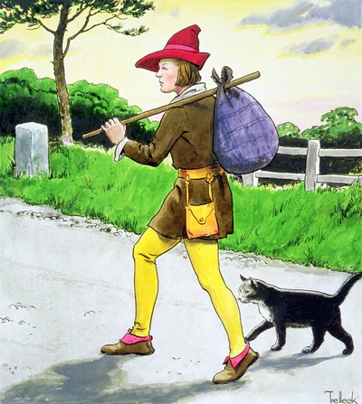 Dick Whittington (1358-1423) et son chat, de 