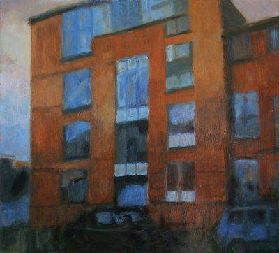 Un endroit pour vivre 21, 2011 (huile sur contreplaqué) - Trevor Burgess