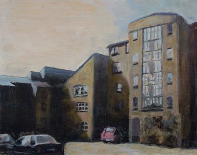 Un endroit pour vivre 33, 2012 (huile sur contreplaqué) - Trevor Burgess