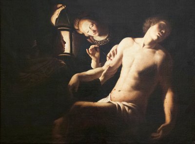 Saint Sébastien guéri par Sainte Irène - Trophime Bigot