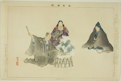 Hachi-maki, de la série "Images de représentations No (Nogaku Zue)" - Tsukioka Kogyo