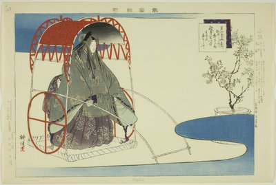 Koshio, de la série "Images de performances No (Nogaku Zue)" - Tsukioka Kogyo