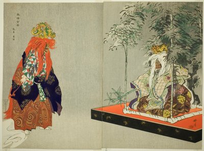 Ryo-ko, de la série "One Hundred No Dramas (Nogaku hyakuban)". - Tsukioka Kogyo