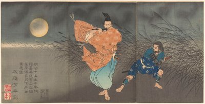 Joueur de flûte - Tsukioka Yoshitoshi