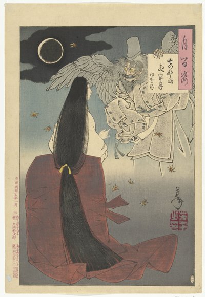 Iga no Tsubone (Cent aspects de la lune) - Tsukioka Yoshitoshi