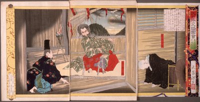 Sechsundsiebzigste Generation, Kaiser Sutoku - Tsukioka Yoshitoshi