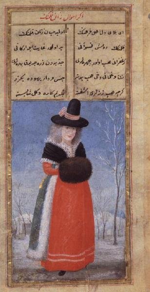 Une femme hollandaise en costume d