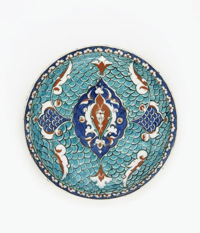 Plat, Iznik, dynastie ottomane - Turkish School