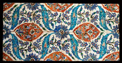 Huit carreaux carrés polychromes composites d