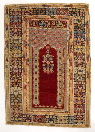 Tapis de prière, Kula, Anatolie (laine) - Turkish School