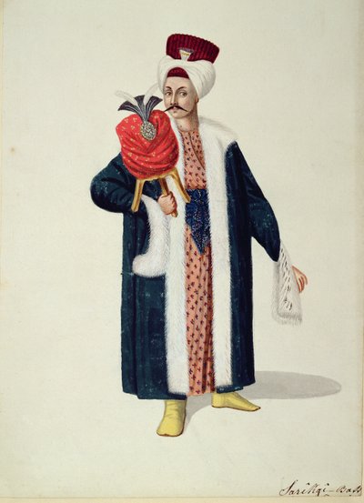 Sarik Basa, maître du turban, période ottomane, troisième quart du 18ème siècle - Turkish School