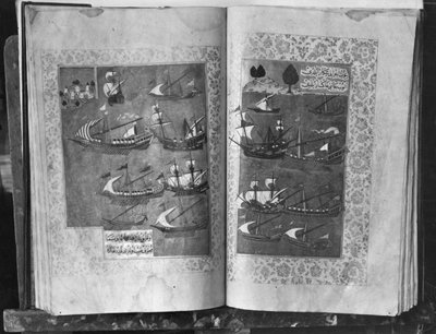 Le Suleymanname ou Vie de Suleyman, la flotte du Sultan - Turkish School