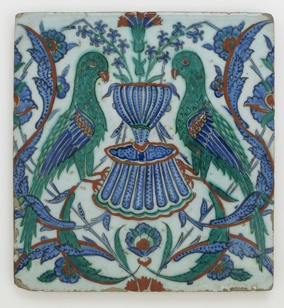 Carreau, Iznik, dynastie ottomane - Turkish School
