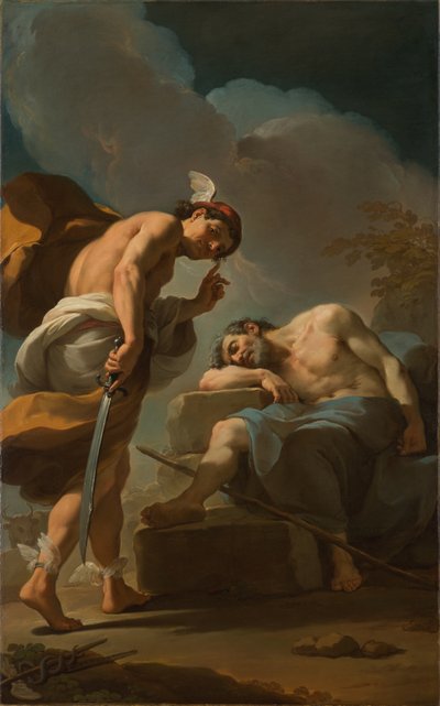 Mercure sur le point de décapiter Argus, vers 1770-1775 - Ubaldo Gandolfi