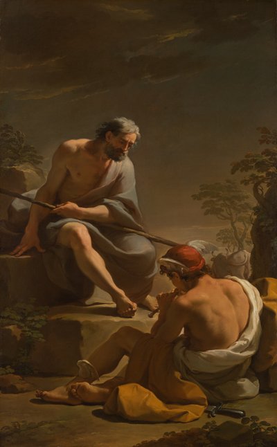 Mercure endormant Argus, vers 1770-1775 - Ubaldo Gandolfi