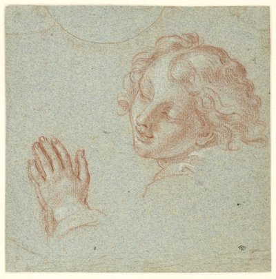 Tête et mains d