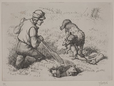 Illustration de "M. Mikkel", poème de Christian Richardt - Ubekendt