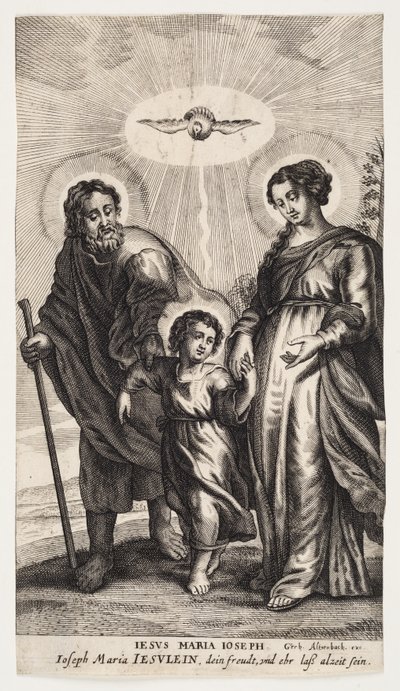 Jésus avec Marie et Joseph - Ubekendt