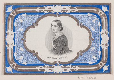 Johanne Luise Heiberg. Emballage de chocolat - Ubekendt
