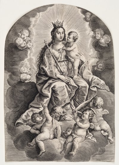 La Vierge Marie dans le Nuage, avec l