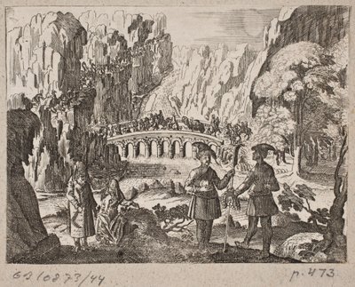 Caravane passant un pont - Ubekendt