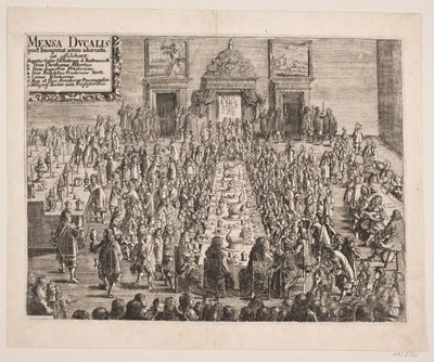 "Mensa Ducalis". Le banquet chez le duc Christian Albrecht après l