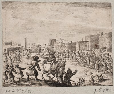 Orientaux devant une ville - Ubekendt