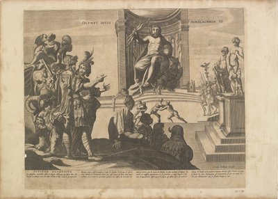 La statue de Jupiter à Olympie - Ubekendt