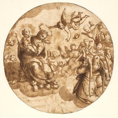 Tondo avec la Vierge et l