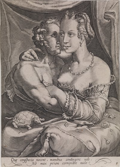 Toucher - Ubekendt efter Jan Saenredam efter Hendrick Goltzius