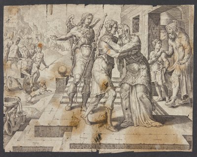 Le retour de Tobie - Ubekendt efter Maarten van Heemskerck
