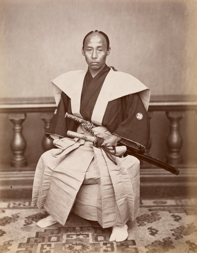 Samouraï (Harada Kiichi), Nagasaki, Japon, vers 1870 - Ueno Hikoma