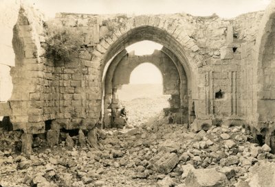 Intérieur de la basilique byzantine, Amman, Jordanie, photographie d