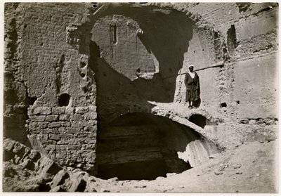 Grand donjon (qasr) du monastère, Assouan, Egypte, photographie d