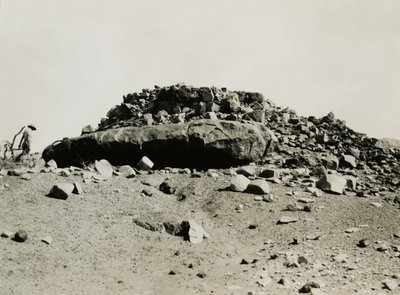 Ruines dans la région de Goz Regeb, Soudan, photographie d