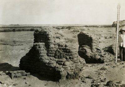 Tombe dans la nécropole, Qasr Ibrim, Egypte, photographie d