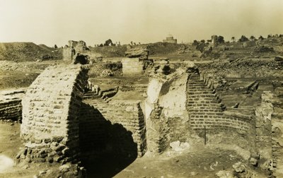 Bâtiment trilobé, al-Fustat, Egypte, photographie d