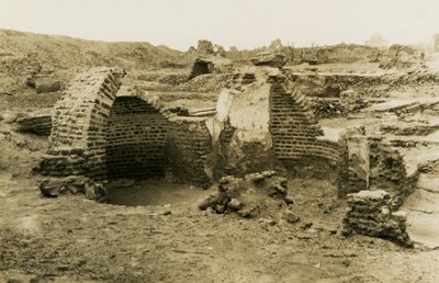 Bâtiment trilobé, al-Fustat, Egypte, photographie d