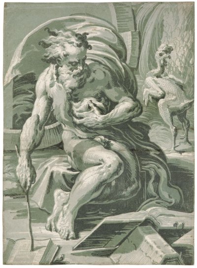 Diogène, après 1527 - Ugo da Carpi